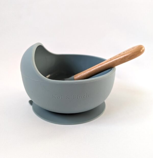 Suction Bowl - Dust Blue