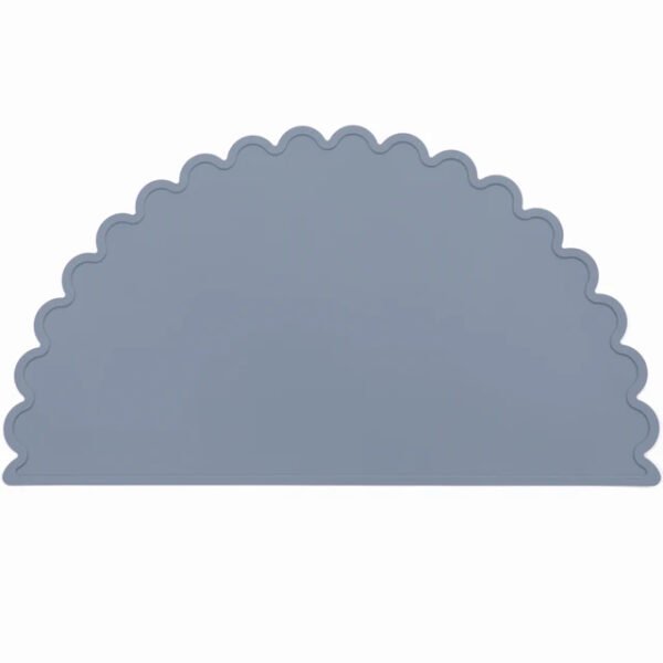 Squiggle Placemat (Large) - Dusty Blue